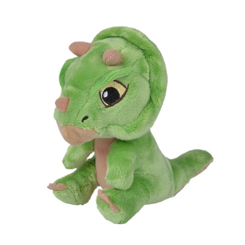 Universal jurassic world peluche dinosaure tricératops vert 18 cm 